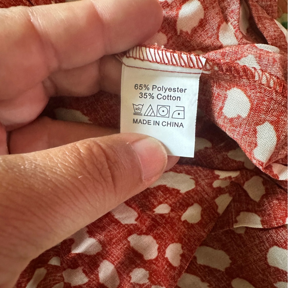 ♥️🎈NWT RED WHITE POLKADOT DRESS - Picture 14 of 15
